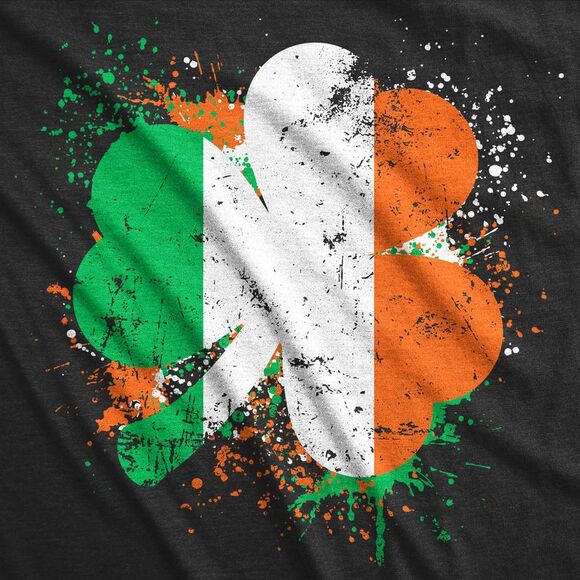 Mens Funny T Shirts Irish Flag Clover Sarcastic St Patricks Day Tee For Men - Picture 2 of 4